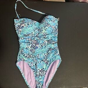 Lilly Pulitzer Flamenco one piece Swimsuit size 12